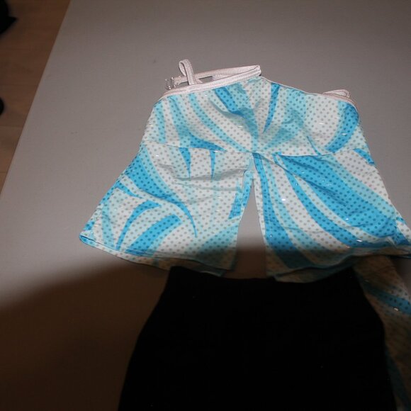 Black & Blue Algy Custom 2 Pcs Dance Costume  Size Small - Picture 4 of 8